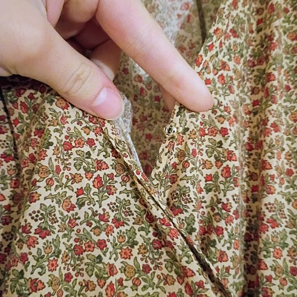 Dawn Dress In Berry Ditsy Red - Picture 5 of 5